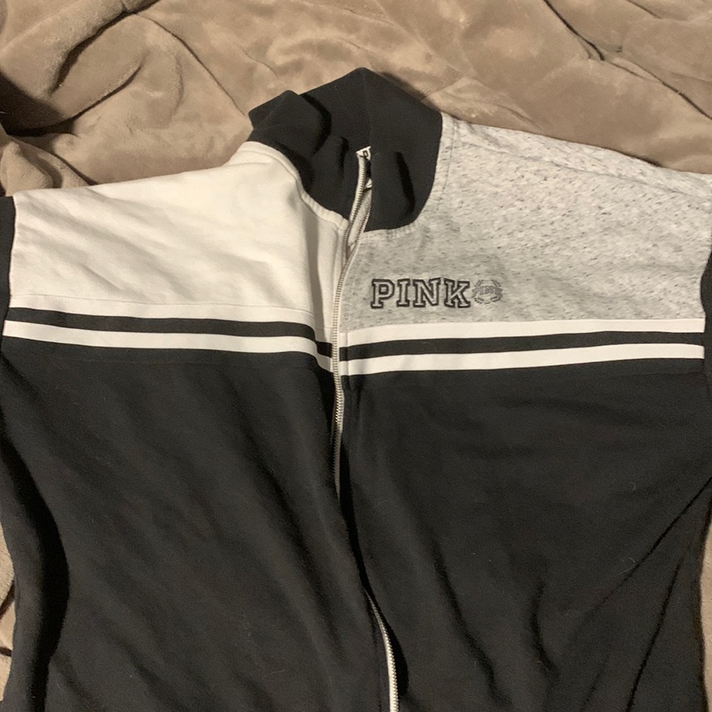 Pink Victoria’s Secret Zip-up Sweater